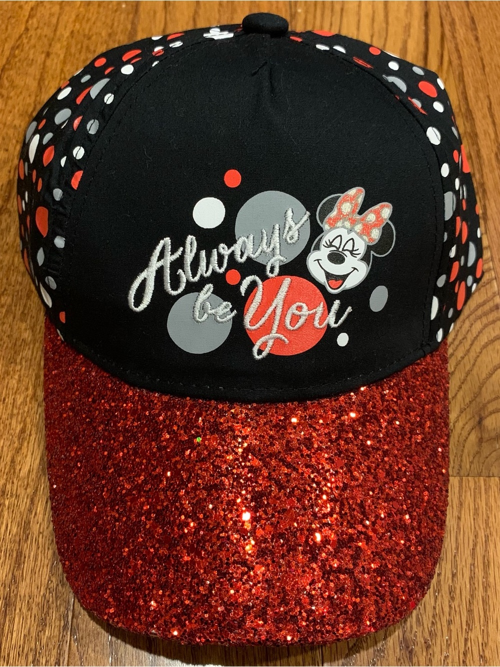 Disney Parks Minnie Mouse Sparkly Youth Hat